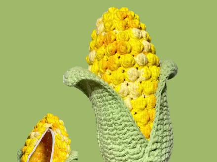 #钩织教程 玉米零钱包教程4