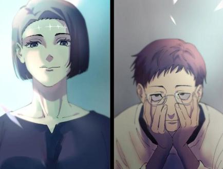 咒术回战第三季,虎杖父母人设图公开,虎妈白得瘆人 #咒术回战