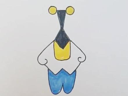 #萌知计划#艺术分享官 #绘画手工 @抖音青少年 卡卡学画画,1分钟,画#奥特曼 #杰顿