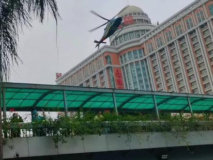 庞大的珠江医院医疗队伍救援#大飞机