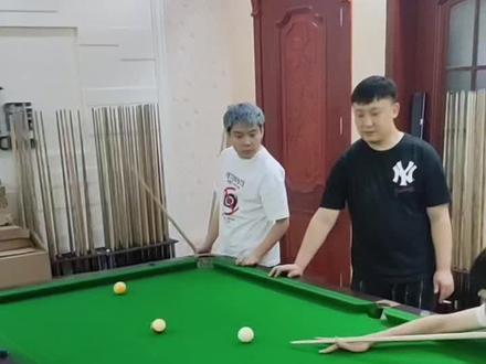 于德陆定制款皮头#台球 #台球是一种生活 #台球教学 #台球路人局