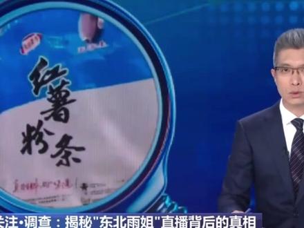 《央视报道东北雨姐》#东北雨姐 #东北雨姐央视 #红薯粉条