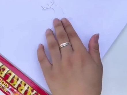 用4根仙女棒,竟能为小鹿,还原一片森林! #学生党 #仙女棒玩法 #一定要看到最后