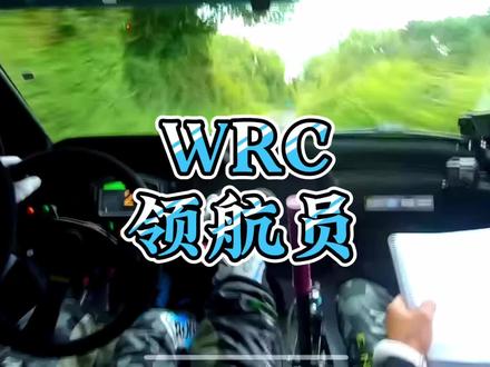 为什么wrc要有领航员?#领航员 #wrc #拉力赛