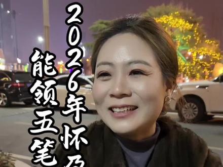 2026年怀孕生娃能领五比钱#生娃补贴 #生育津贴 #婷姐说金融