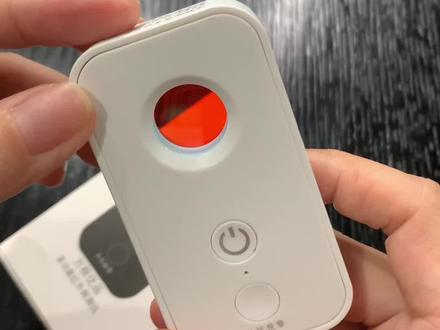 升级款探测仪使用教程来啦!#隐私保护 #摄像头检测 #小度 #智能音响 #无孔不入的危险