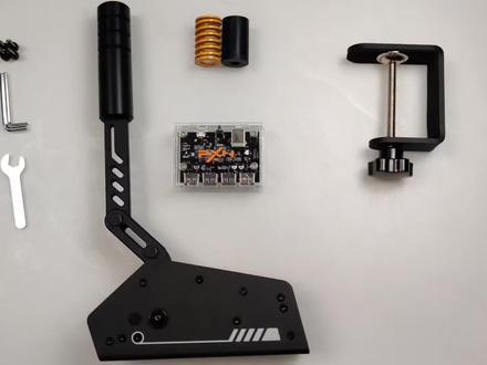 兼容主机平台!莱仕达HBS手刹详细测评!#赛车模拟器 #莱仕达 #手刹