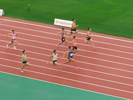 2023广州田径接力公开赛男子100米预赛。#田径 #百米短跑