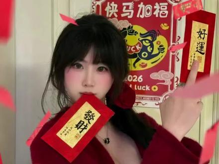 新年照片这样拍!裸眼3D版红包三刀流教程!#等等我先摆好造型 #三刀流 #春节照片 #春节拍照姿势