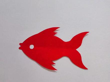 对称折剪之小鱼(四)#剪纸#手工#对称折剪