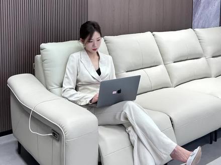 粉丝们催更的功能沙发终于来啦!锁定今晚7点布雷尔官方旗舰店直播间#客厅沙发 #网红沙发 #真皮沙发 #功能沙发 #头等舱沙发