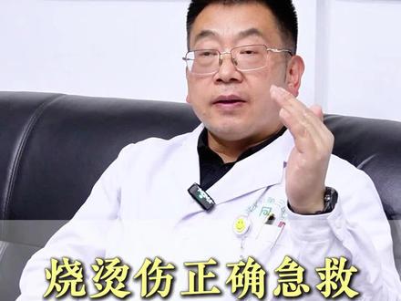 烧烫伤急救六字诀:冲、脱、泡、盖、送、问