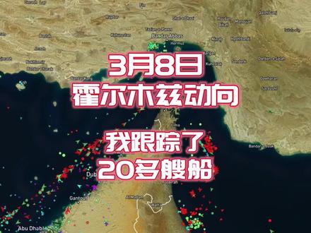 抖音独家/我跟踪了20多艘波斯湾油轮 #时代的荣耀 #全球创作者计划 #零基础看懂全球 #霍尔木兹海峡 #波斯湾