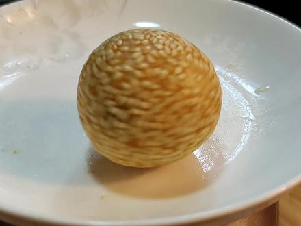 麻球不圆易爆裂?教你正确方法,圆润不回软 #炸麻球技巧 #美食教程 #点心 #面食