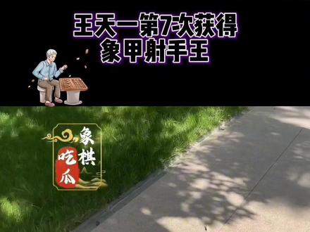 2023象甲常规赛收尾,王天一第7次夺得象甲射手王。#王天一 #象甲联赛