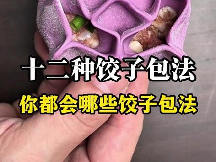 分享十二种饺子包法#包饺子 #别划走 #科普一下