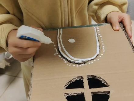 手工制作——纸箱雪❄屋🏠