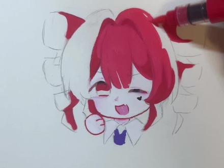 教你们正确画teto #Teto #丙烯马克笔 #丙烯马克笔绘画 #绘画#慕多星丙烯马克笔