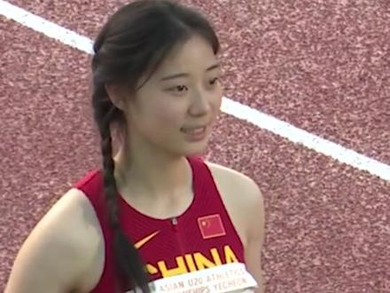 没想到诶,看个田径比赛也能恋爱❤️ #刘峡君 #美女 #颜值 #身材