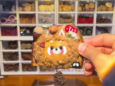 豆荚小熊猫呀#豆荚娃娃 #diy #小熊猫