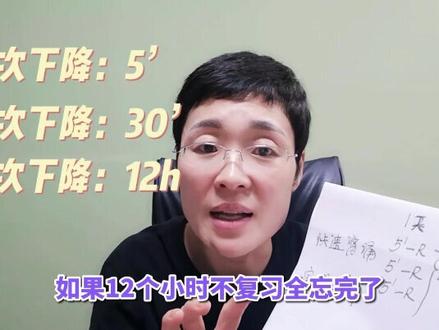 #艾宾浩斯遗忘曲线 10天神记忆单词,拿下#考研英语 #四六级 词汇!