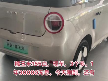 #上热门 糯玉米现车终于到了,等2个月,一年无息,39000。#新能源电动汽车 #适合女生代步通勤的小型车推荐 #接送孩子上下学代步车 #长安lumin