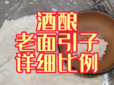 #老面引子做法,要想老面包子馒头好吃,老面引子是关键,今天为大家揭秘#酒酿老面引子,详细的比例和教程!欢迎大家关注@包子哥老徐,都点赞收藏起来吧!
