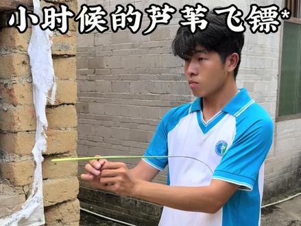 小时候的芦苇飞镖#童年回忆#小时候#飞镖