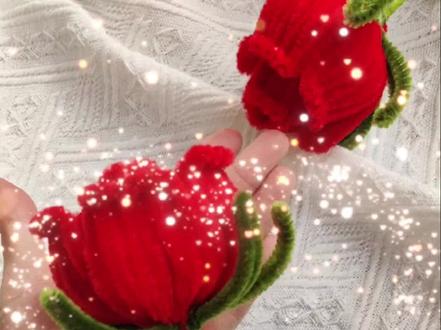 【坚持每天做一支花】第6天:玫瑰花🌹教程!好朋友,这个秋天肯定会收到你的第一支花吧!#创作灵感 #玫瑰花#扭扭棒 #手工花制作 #教程