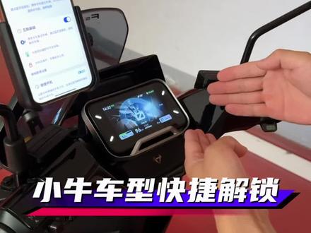 小牛车型快捷解锁启动 #小牛电动#解锁#边撑#FX#FS