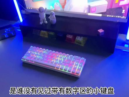 是谁没有见过这个带有数字区的小键盘 办公党建议人手一个!现在双十一来啦赶紧带一个回家吧!#机械键盘 #客制化键盘 #玩转数码 #数码科技 #键盘打字