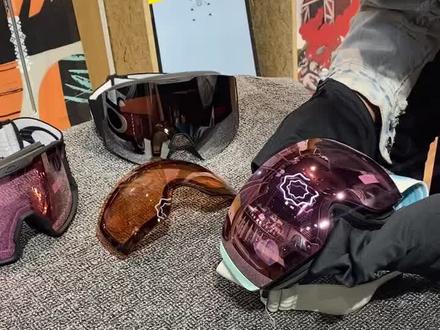 Oakley雪镜镜片拆卸安装方法!#滑雪