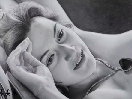 大家还记得第一次看《泰坦尼克号》和谁一起看的吗?🤟🤟露丝,海洋之星,久久难忘#一起学画画 #少儿美术教育 #泰坦尼克号 #素描 #想画就画