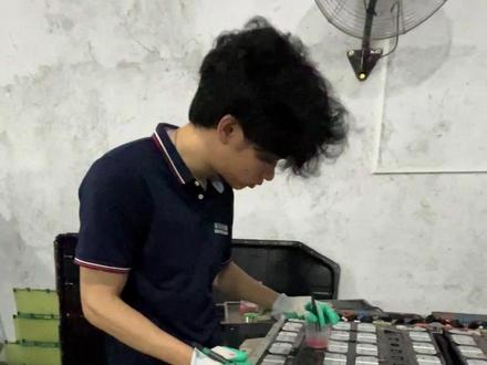 广汽合创z03电池鼓包导致排线断裂通病维修 #海南新能源 #新能源汽车维修 #广汽合创z03 #电池包维修 #采集排线