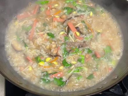 俺们阜阳人有自己的腊八粥#咸腊八粥 #腊八粥 #南北差异 #安徽阜阳 #腊八节腊八粥