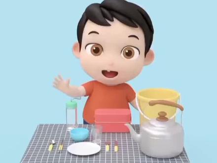 认识餐具 学习英语#儿童启蒙动画 #启蒙早教 #益趣早教 #幼儿英语启蒙