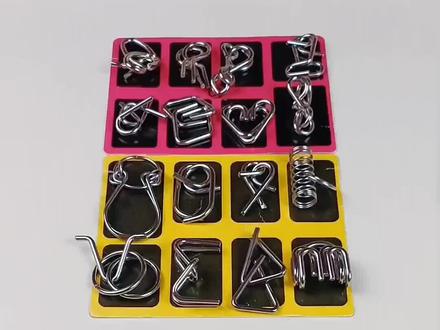 这八种高难度解环你觉得哪个最难?#益智玩具#烧脑#开发大脑#创意#解压