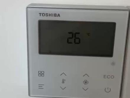 东芝风管机
控制面板操作流程