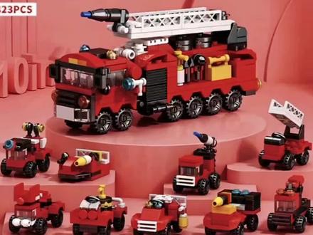 12种形态的消防车积木,拼出童年英雄梦✨#积木玩具 #消防车积木 #儿童益智玩具 #动手能力培养