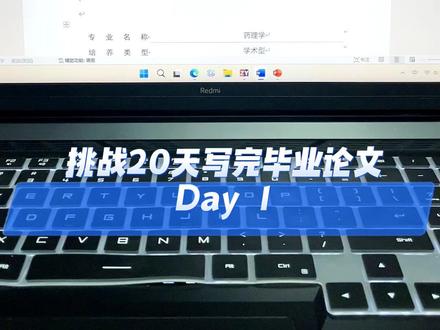 挑战Day1|开局先复制#研究生毕业论文