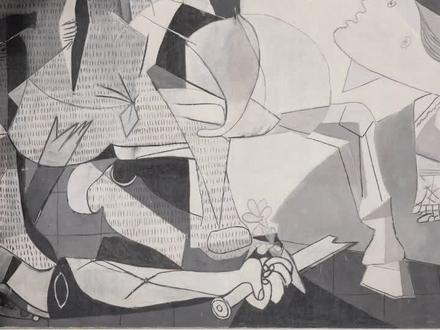 那个藏在画顶的“眼睛”到底在看谁?毕加索最隐秘的复仇被揭开了 #名画欣赏 #毕加索 #毕加索名画 #反战