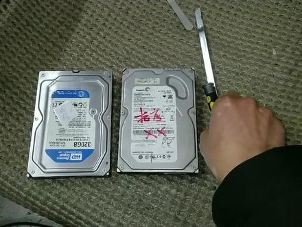 拆2块报废的机械盘