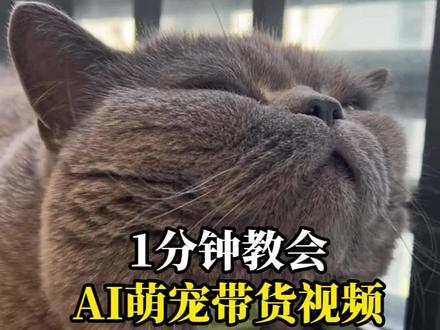 保姆级!用Ai做萌宠带货视频,3 分钟出片,新手零门槛 #Ai #萌宠带货 #创作者中心 #创作灵感 #宠物用品