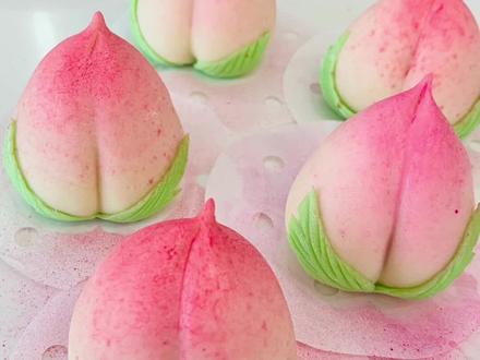 人间水蜜桃🍑过生日一定要安排#面点#寿桃包#花样面食#抖音小助手