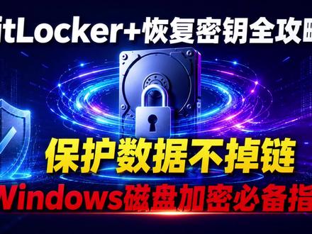 如何轻松应对BitLocker加密蓝屏困境 许多Windows用户在启用BitLocker磁盘加密后,可能会在重启电脑时遭遇蓝屏或PIN密码提示,这不仅令人紧张,还可能影响工作效率。其实,问题的根源在于未提前管理恢复密钥和加密设置。通过提前了解设备加密状态、绑定微软账户和备份恢复密钥,你可以在遇到登录问题时快速解决。合理管理BitLocker加密,不仅保障了个人数据安全,也让系统操作更加安心。掌握这些加密安全知识后,你可以轻松应对各种突发情况,避免因为忘记PIN密码或未保存密钥而造成的不必要麻烦。无论是日常办公还是家庭使用,这些安全防护措施都至关重要,让你的数据和设备得到双重保障。#BitLocker #bitlocker恢复