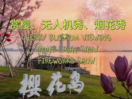 #上海 #临港 #滴水湖 #樱花 岛赏樱。临港lifestyle #致每一位认真生活的人们