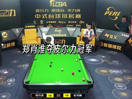 恭喜郑肖淮喜夺皮尔力广州站20万冠军,一个月内两冠,宝马有了,油费也有了。恭喜张堃鹏获亚军,奖金8万!#台球 #郑肖淮 #张堃鹏