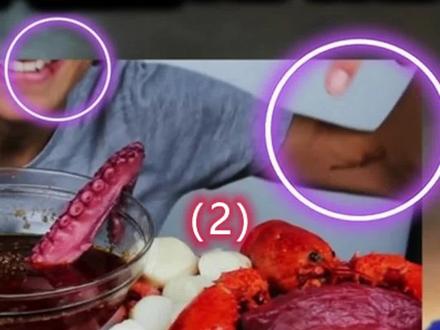 美食网红被胁迫拍视频?影片暗藏的求救信号是真是假?@网红吃播