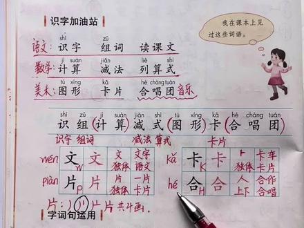 两分钟学会一年级下册语文园地的考点。#一年级下册语文园地一 #一年级下册语文 #一年级下册语文预习笔记