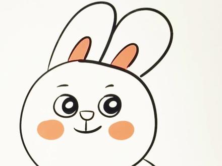 可爱小兔子#简笔画#画画教程#学画画
